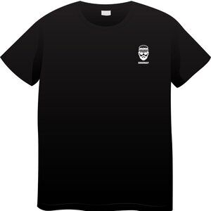 Men's T-Shirt Graphic Short Sleeve Tee Funny Print Black